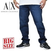 �礭�������� ��� ����ޡ��˥����������� A/X ARMANI EXCHANGE �ǥ˥�ѥ�� ������ �����ѥ� ���ȥ졼�� ���ȥ�å� STRAIGHT 40�����