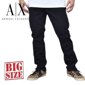 �礭�������� ��� ����ޡ��˥����������� A/X ARMANI EXCHANGE �֥�å��ǥ˥�ѥ�� ������ �����ѥ� �����ˡ� ���ȥ�å� �� �֥�å� SKINNY 40�����