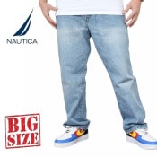 �礭�������� ��� NAUTICA �Ρ��ƥ��� �����ѥ� �ǥ˥� ������ ���ꥸ�ʥ� ���å��� ���ȥ�å� original relaxed stretch denim 42�����
