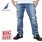 �礭�������� ��� NAUTICA �Ρ��ƥ��� �����ѥ� �ǥ˥� ������ ���ȥ졼�� sustainably crafted straight fit denim 40�����