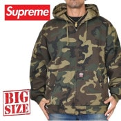 �礭�������� ��� Supreme ����ץ꡼�� Dickies �ǥ��å���������� Quilted Lined Zip Up Hooded Sweatshirt ����ƥ��󥰥饤�ʡ� ���åץ��å� �ա��ǥ� �ѡ����� XXL