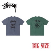 �礭����������� STUSSY ���ƥ塼���� Ⱦµ T����� STOCK LINK TEE PIGMENT DYED XXL