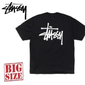 �礭����������� STUSSY ���ƥ塼���� Ⱦµ T����� �١����å� �Хå��ץ��� BASIC STUSSY TEE XXL