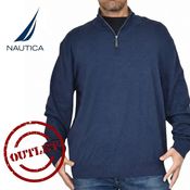 �ڥ����ȥ�å������Բġ� NAUTICA �Ρ��ƥ��� �Ρ����� �ϡ��ե��å� �������� �˥å� XXL 