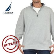 �ڥ����ȥ�å������Բġ� NAUTICA �Ρ��ƥ��� navtech quarter-zip sweater���ϡ��ե��å� �������������å� �������� �˥å� ���ݥ���� XXL