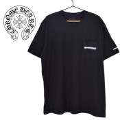 CHROME HEARTS ������ϡ��� Ⱦµ �ԥ���� �� �֥�å� �ݥ��å� Scroll Label XL