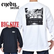 �礭�������� ��� EYEDY �����ǥ��� OLDCAR ����� Ĺµ�ԥ���� �� �֥�å� �� �ۥ磻�� XXL XXXL