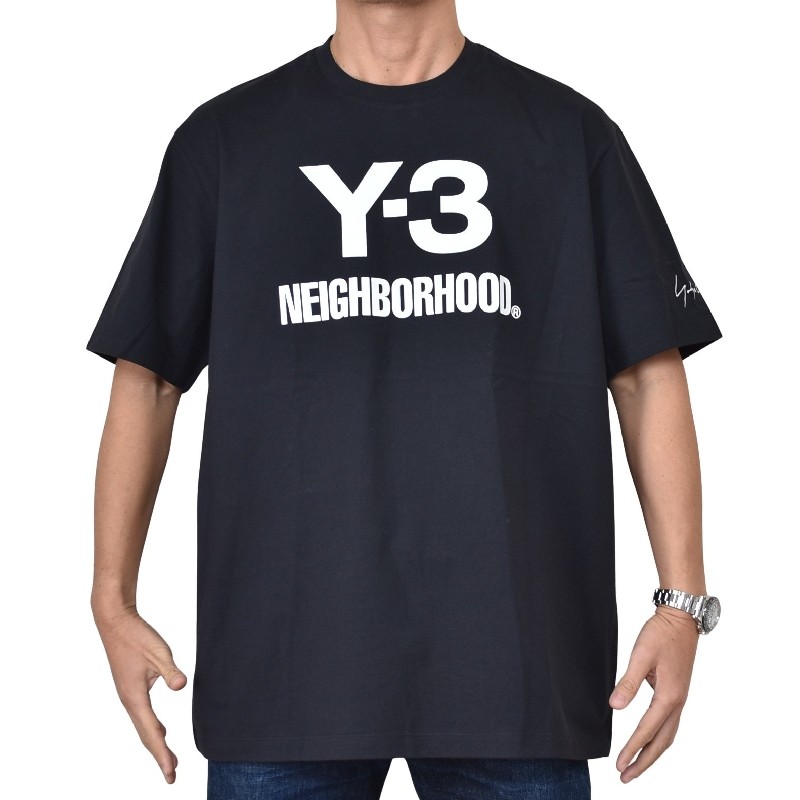 大きいサイズ メンズ Y-3 ワイスリー NBHD ネイバーフッド 半袖T