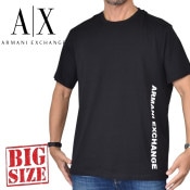 �礭�������� ��� ����ޡ��˥����������� A/X ARMANI EXCHANGE ���롼�ͥå� �����ɥ����ץ��� Ⱦµ�ԥ���� REGULAR FIT XXL