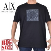 �礭�������� ��� ����ޡ��˥����������� A/X ARMANI EXCHANGE ���롼�ͥå� Ⱦµ�ԥ���� �Х���� REGULAR FIT XXL