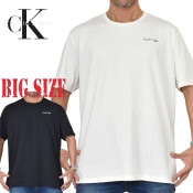 �礭�������� ��� CK Calvin Klein jeans ����Х󥯥饤�󥸡��� ���롼�ͥå� Ⱦµ�ԥ���� ���ݥ���Ȼɽ� XXL