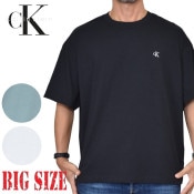 �礭�������� ��� CK Calvin Klein jeans ����Х󥯥饤�󥸡��� �ӥå����륨�å� ���롼�ͥå� Ⱦµ�ԥ���� ���ݥ���Ȼɽ� XL XXL