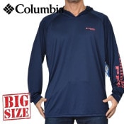 �礭�������� ��� Columbia ������ӥ� �ա����դ� Ĺµ ��å��奬���� UV�к� ®�� ��� �ե��å��� PFG TERMINAL TACKLE HOODIE 2X 3X