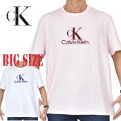 �礭�������� ��� CK Calvin Klein jeans ����Х󥯥饤�󥸡��� ���롼�ͥå� Ⱦµ�ԥ���� �����ץ��� XXL