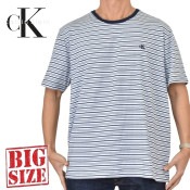 �礭�������� ��� CK Calvin Klein jeans ����Х󥯥饤�󥸡��� ���롼�ͥå� Ⱦµ�ԥ���� �ܡ������� ���ݥ���� XXL