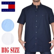 �礭����������� �ȥߡ��ҥ�ե����� TOMMY HILFIGER Ⱦµ ����� ���ݥ���� �ܥ�������� ���ȥ饤���� ���å����ե����� XXL XXXL