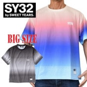 �礭�������� ��� SY32 by SWEET YEARS Ⱦµ T����� GRADATION LOGO TEE Ⱦµ T����� XXXL XXXXL