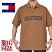 �礭����������� �ȥߡ��ҥ�ե����� TOMMY HILFIGER ���λ� Ⱦµ �ݥ������ ���������� ���åץꥱ �ɽ� ����� �����奢�� Regular Fit Hilfiger Logo Polo XXL