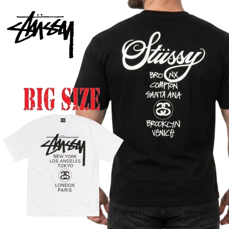 大きいサイズメンズ STUSSY ステューシー パーカー プルオーバー