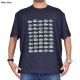 �礭�������� ��� Lacoste �饳���� ���롼�ͥå� Ⱦµ�ԥ���� �ͥ��ӡ��֥롼 �� �ۥ磻�� RELAXED FIT ICONIC PRINT T-SHIRT XXL
