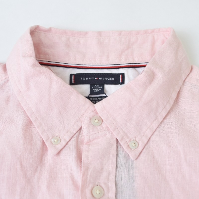 �礭����������� TOMMY HILFIGER �ȥߡ��ҥ�ե����� ��ͥ�Ĺµ����� ���ݥ���� �ܥ�������� �㺮 REGULAR FIT XXL