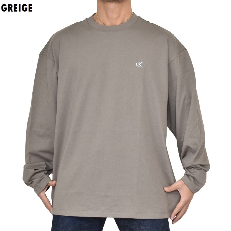 �礭�������� ��� CK Calvin Klein Jeans ����Х󥯥饤�󥸡��� ���롼�ͥå� Ĺµ�ԥ���� ����� ���ݥ���Ȼɽ� �إӡ��������� XXL