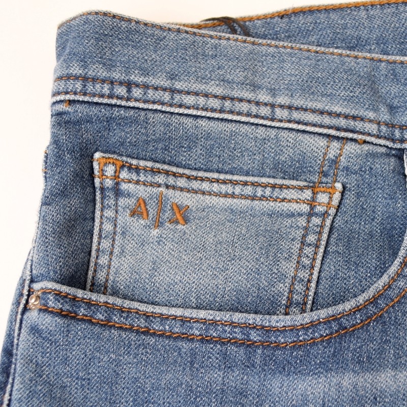 �礭�������� ��� ����ޡ��˥����������� A/X ARMANI EXCHANGE �ǥ˥�ѥ�� ������ �����ѥ� �桼���ɲù� ���᡼�� ����� ���ȥ�å� SLIM 40�����