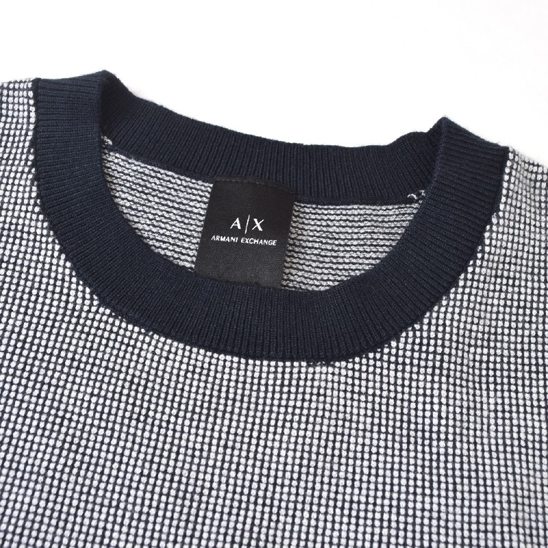 �礭�������� ��� ����ޡ��˥����������� A/X �˥å� �������� �ץ륪���С� ���롼�ͥå� ARMANI EXCHANGE XL