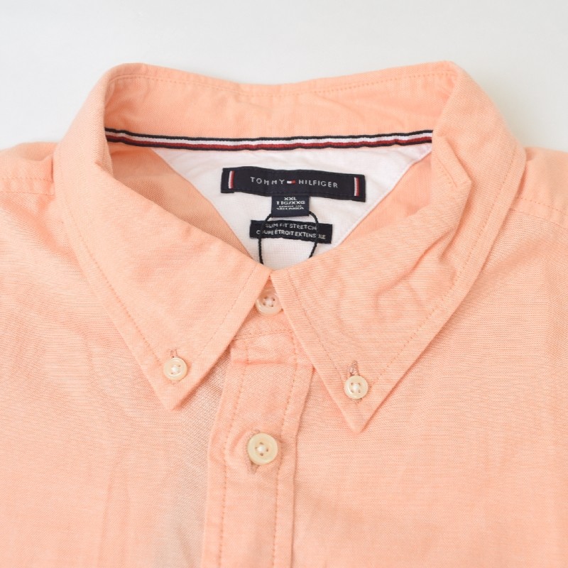 �礭����������� TOMMY HILFIGER �ȥߡ��ҥ�ե����� ���å����ե����� Ĺµ����� ���ݥ���� �ܥ�������� SLIM FIT XXL