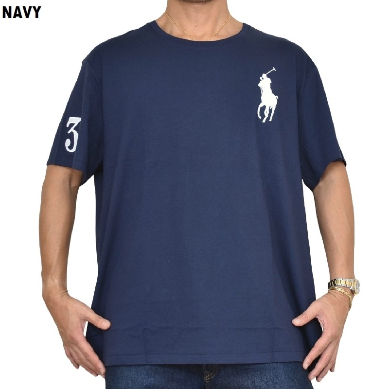 �礭�������� ��� POLO �ݥ� ���ե������ Ⱦµ�ԥ���� �ӥå��ݥˡ� �ɽ� ���롼�ͥå� Ralph Lauren BIG PONY XXL