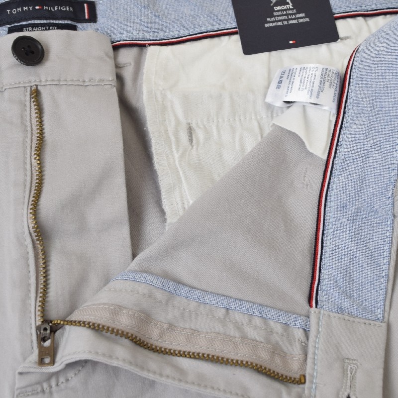 �礭����������� TOMMY HILFIGER �ȥߡ��ҥ�ե����� �饤�ȥ��졼 ���Υѥ� ���ȥ�å� ���ȥ졼�� 44�����