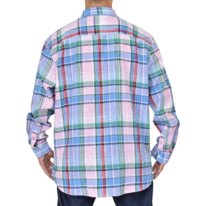 �礭����������� TOMMY HILFIGER �ȥߡ��ҥ�ե����� ��ͥ�Ĺµ����� �����å��� ���ݥ���� �ܥ�������� �㺮 REGULAR FIT XXL