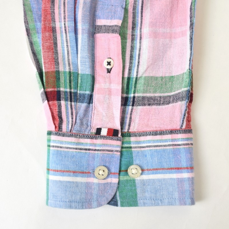 �礭����������� TOMMY HILFIGER �ȥߡ��ҥ�ե����� ��ͥ�Ĺµ����� �����å��� ���ݥ���� �ܥ�������� �㺮 REGULAR FIT XXL