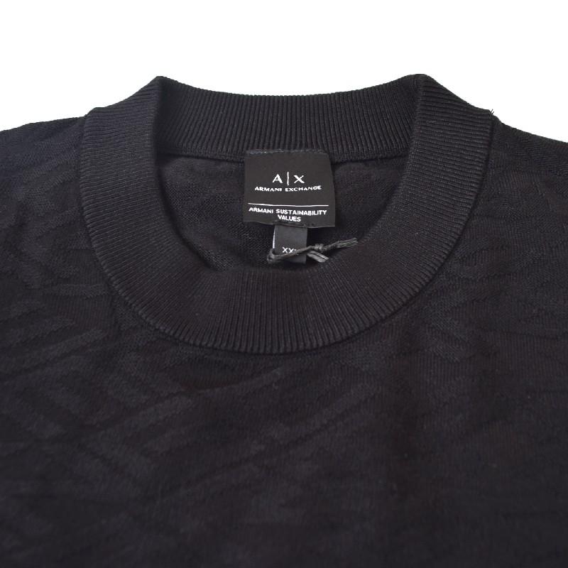 �礭�������� ��� ����ޡ��˥����������� A/X �˥å� �������� �ץ륪���С� ���롼�ͥå� ARMANI EXCHANGE XXL