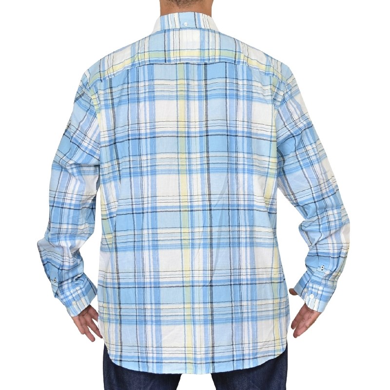 �礭����������� TOMMY HILFIGER �ȥߡ��ҥ�ե����� Ĺµ����� �����å��� ���ݥ���� �ܥ�������� REGULAR FIT XXL