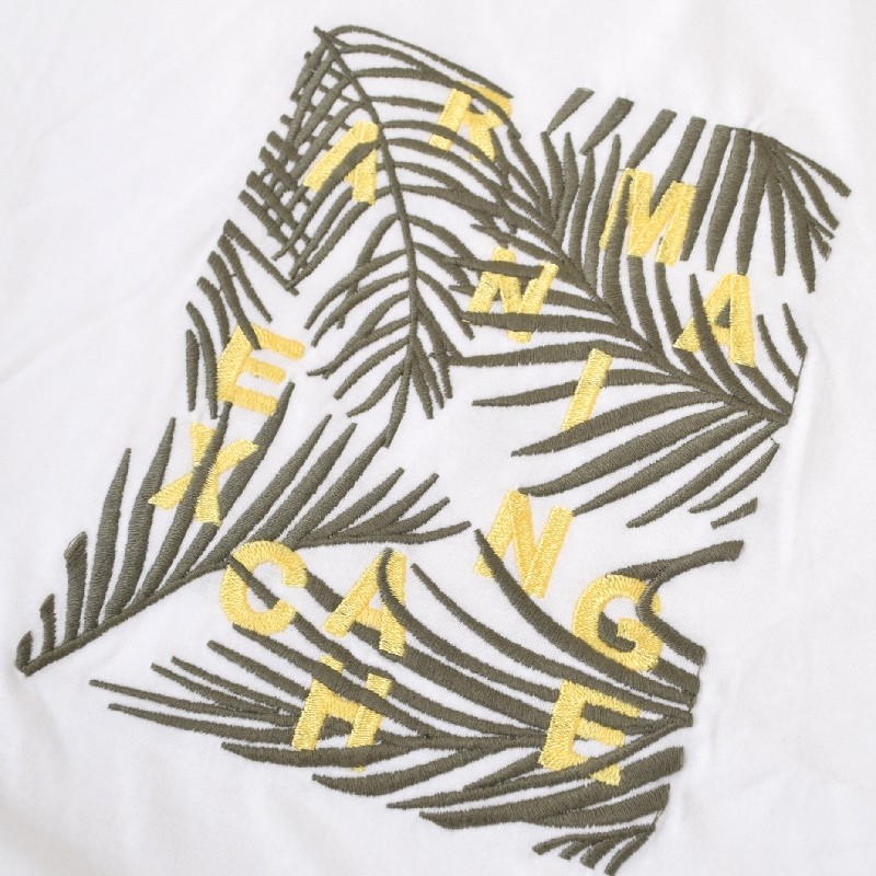 �礭�������� ��� ����ޡ��˥����������� A/X ARMANI EXCHANGE ���롼�ͥå� Ⱦµ�ԥ���� �ե���ȥ����ɽ� REGULAR FIT XXL