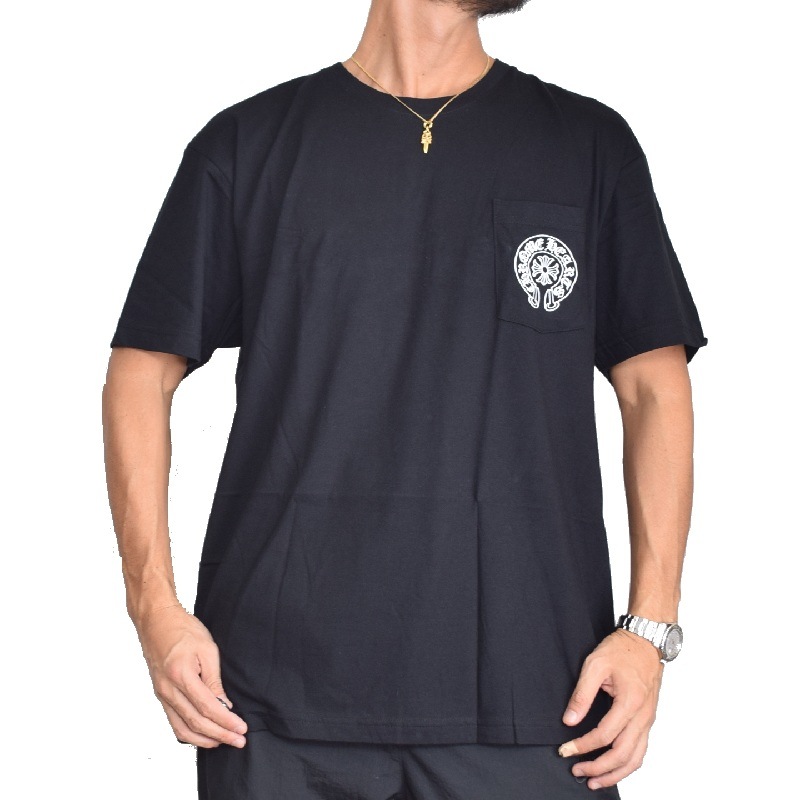 大きいサイズ メンズ Chrome Hearts クロムハーツ 半袖 ｔシャツ 黒 ブラック Xxl 大きいサイズのメンズ服専門店 Deff