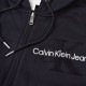 �礭�������� ��� CK ����Х󥯥饤�󥸡��� Calvin Klein Jeans �ѡ����� �ա��ǥ��� �ե른�å� �������å� ���ݥ���ȥѥ���ɽ� �� �֥�å� XXL