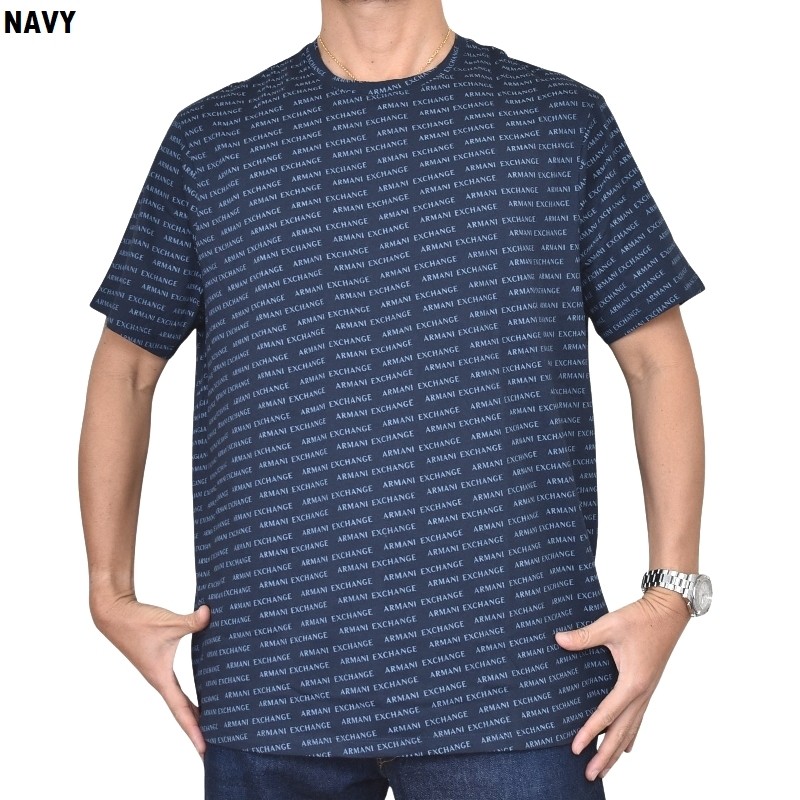 �礭�������� ��� ����ޡ��˥����������� A/X ARMANI EXCHANGE ���롼�ͥå� ���� Ⱦµ�ԥ���� REGULAR FIT XXL