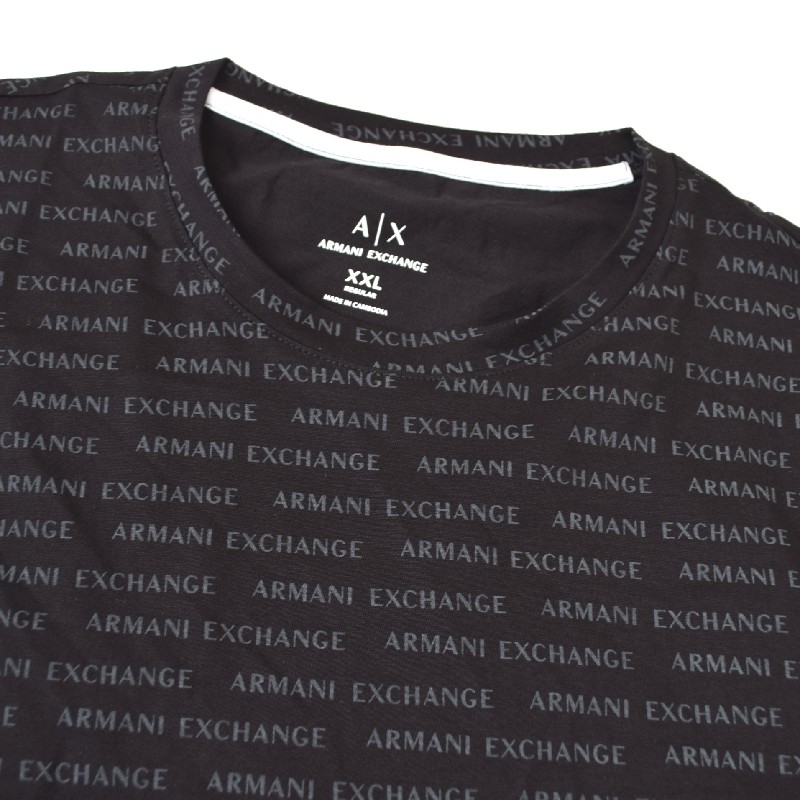 �礭�������� ��� ����ޡ��˥����������� A/X ARMANI EXCHANGE ���롼�ͥå� ���� Ⱦµ�ԥ���� REGULAR FIT XXL