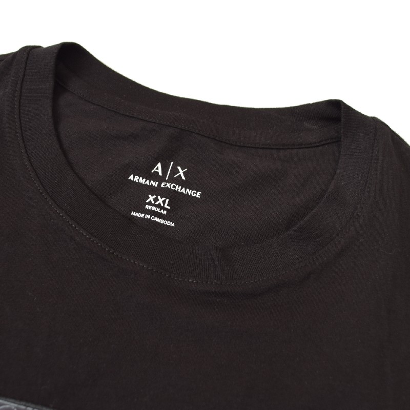 �礭�������� ��� ����ޡ��˥����������� A/X ARMANI EXCHANGE ���롼�ͥå� Ⱦµ�ԥ���� �Х���� REGULAR FIT XXL