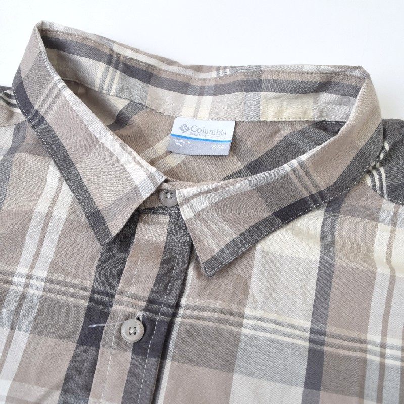 �礭�������� ��� Columbia ������ӥ� Ⱦµ �����ץ󥷥�� �ݥ��å� �����å��� XXL