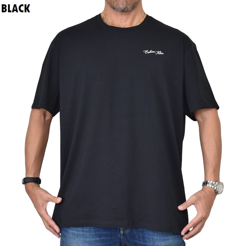 �礭�������� ��� CK Calvin Klein jeans ����Х󥯥饤�󥸡��� ���롼�ͥå� Ⱦµ�ԥ���� ���ݥ���Ȼɽ� XXL