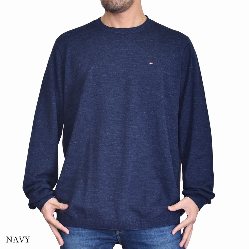 SALE 礭 TOMMY HILFIGER ȥߡҥե 롼ͥå  ˥å åȥ Ĺµ ݥ XL XXL XXXL