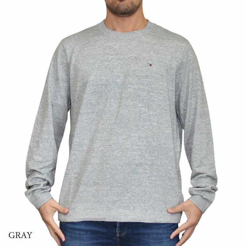 SALE 礭 TOMMY HILFIGER ȥߡҥե 롼ͥå  ˥å åȥ Ĺµ ݥ XL XXL XXXL