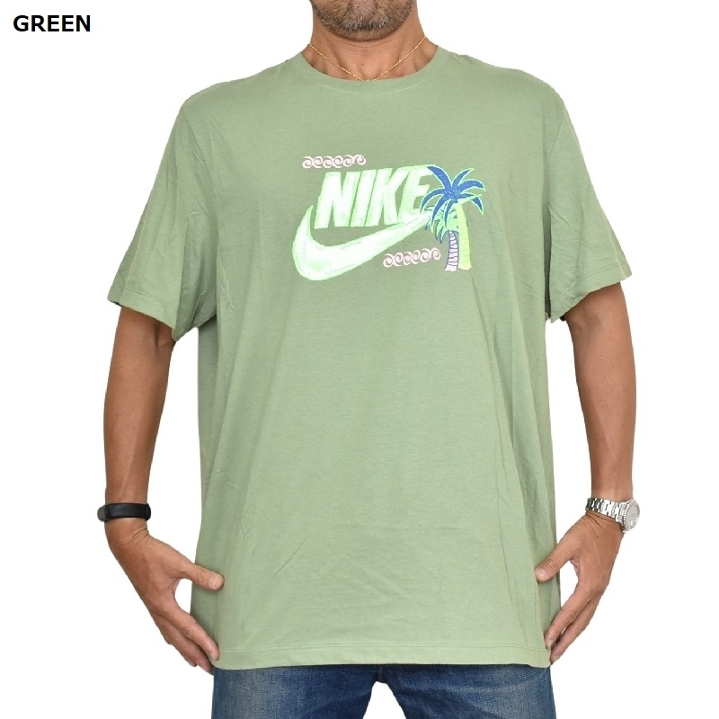 �礭�������� ��� NIKE �ʥ��� �����ץ��� Ⱦµ�ԥ���� �� �֥�å� �� �ۥ磻�� �ͥ��ӡ� XL XXL