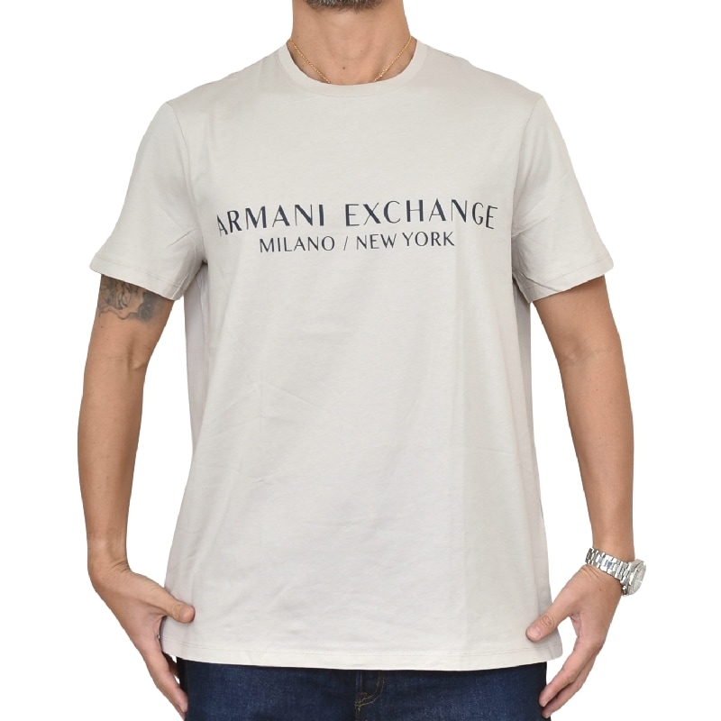�礭�������� ��� ����ޡ��˥����������� A/X ARMANI EXCHANGE ���롼�ͥå� �����ץ��� Ⱦµ�ԥ���� SLIM FIT XXL