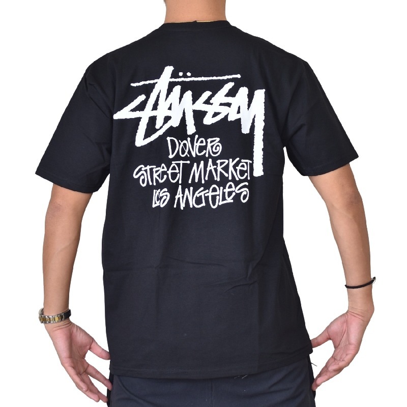 �礭����������� STUSSY ���ƥ塼����Ⱦµ T����� �ɡ��С����ȥ꡼�ȥޡ����å� LA���� �����󥼥륹 Los Angeles �֥�å� �ۥ磻�� �� �� XL XXL