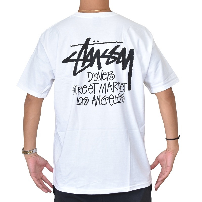 �礭����������� STUSSY ���ƥ塼����Ⱦµ T����� �ɡ��С����ȥ꡼�ȥޡ����å� LA���� �����󥼥륹 Los Angeles �֥�å� �ۥ磻�� �� �� XL XXL