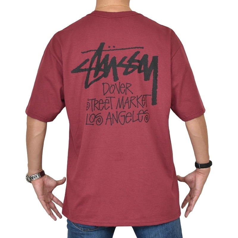 �礭����������� STUSSY ���ƥ塼����Ⱦµ T����� �ɡ��С����ȥ꡼�ȥޡ����å� LA���� �����󥼥륹 Los Angeles �֥�å� �ۥ磻�� �� �� XL XXL